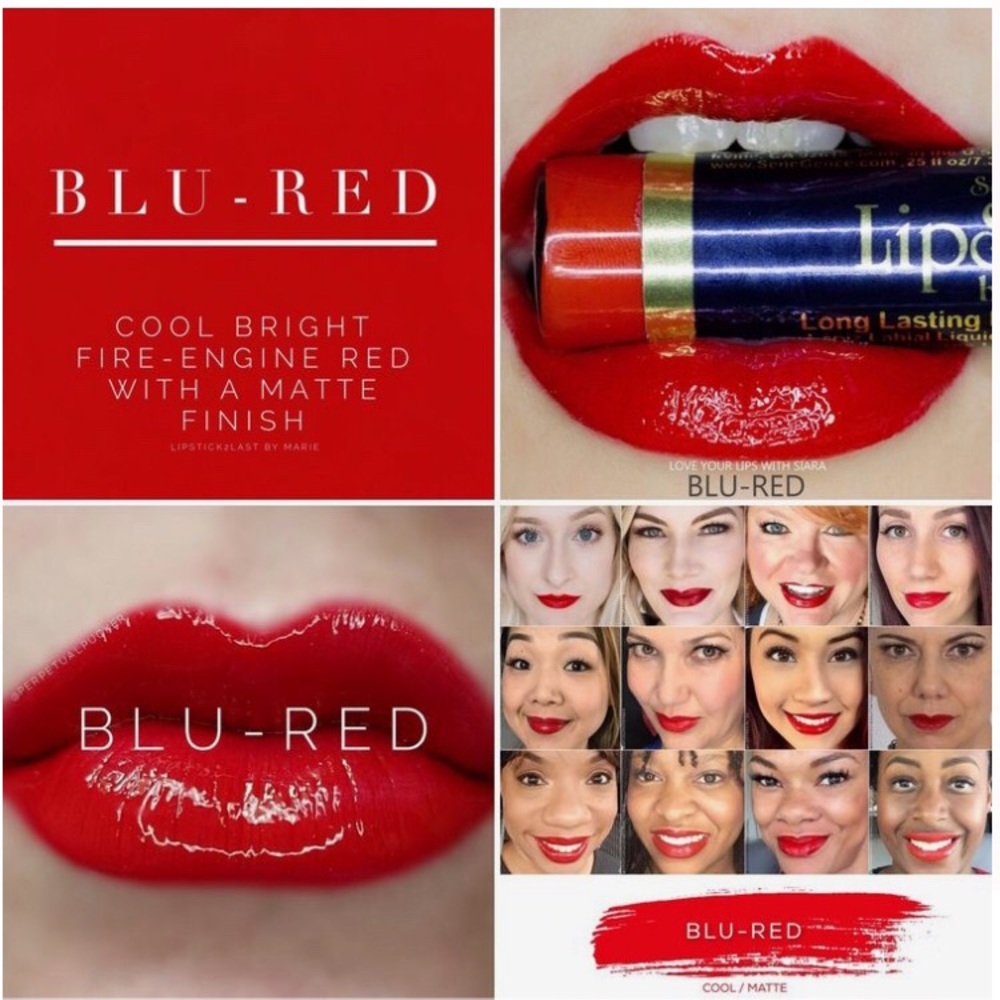 🎄Blu Red Lipsense. Great gift!